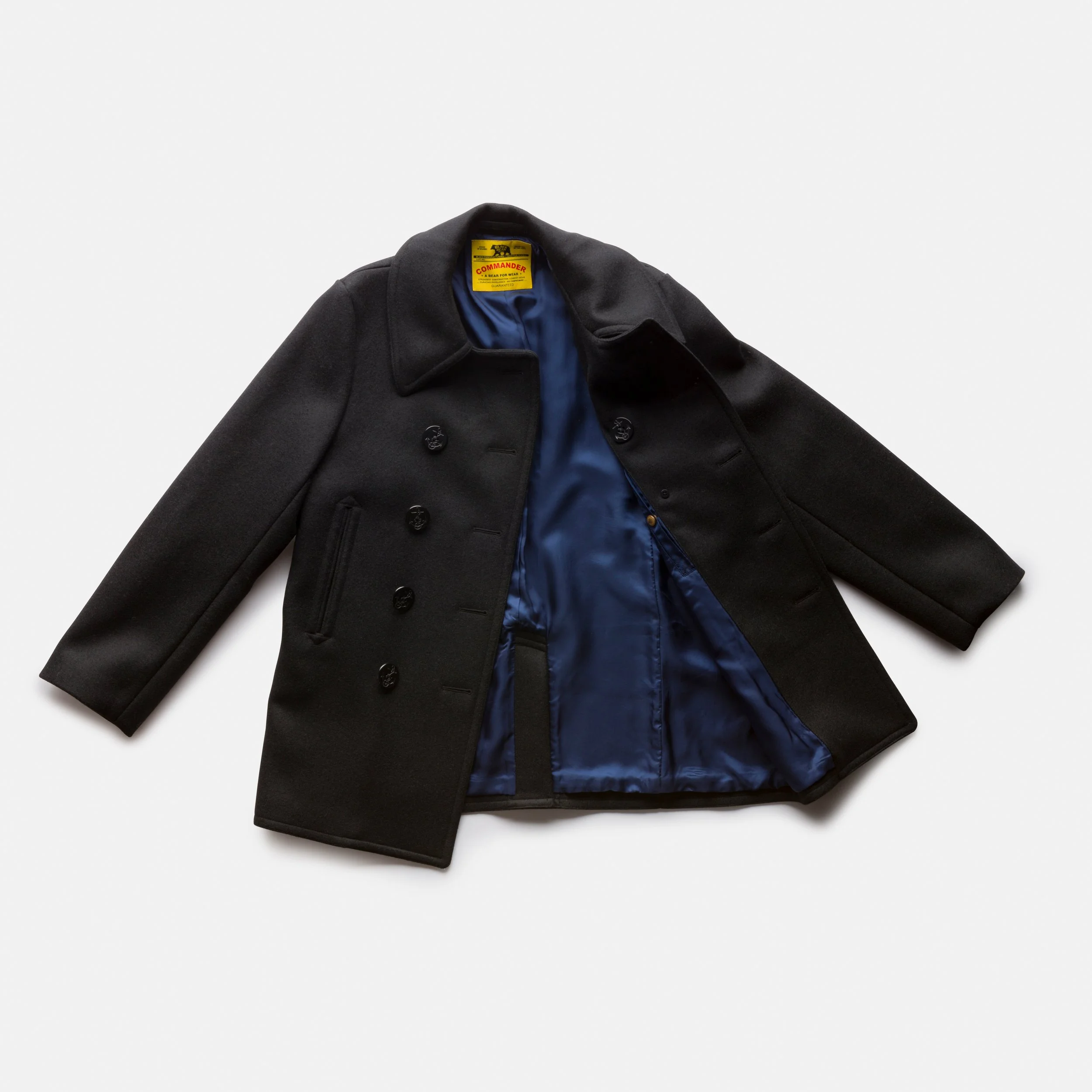 90s A.P.C pea coat 極美品 Black Bear Brand PEACOAT — Black Bear Brand